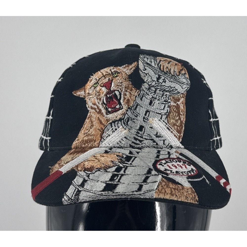 RARE Limited Edition Florida Panthers Net Stanley Cup 1997 Playoffs SnapBack Hat